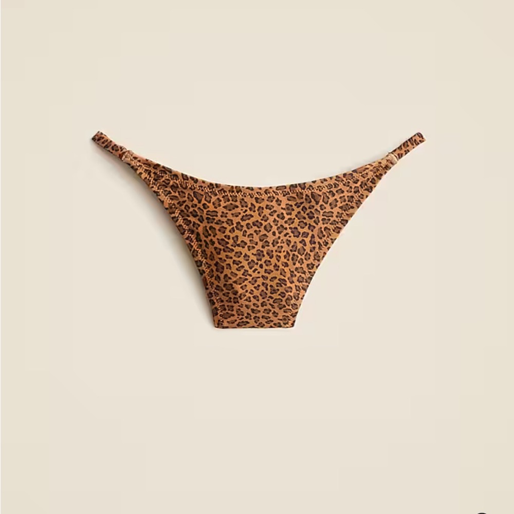 J. Crew Leopard Print Bikini Bottom